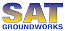 SAT Groundworks and Tarmac Services logo